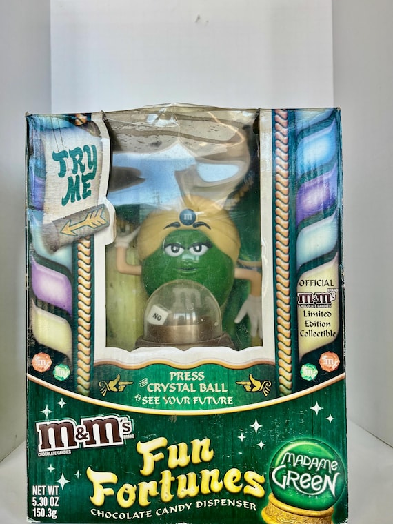 新品m&m's Fun Fortunes Madame Greenディスペンサー M&M's Madame