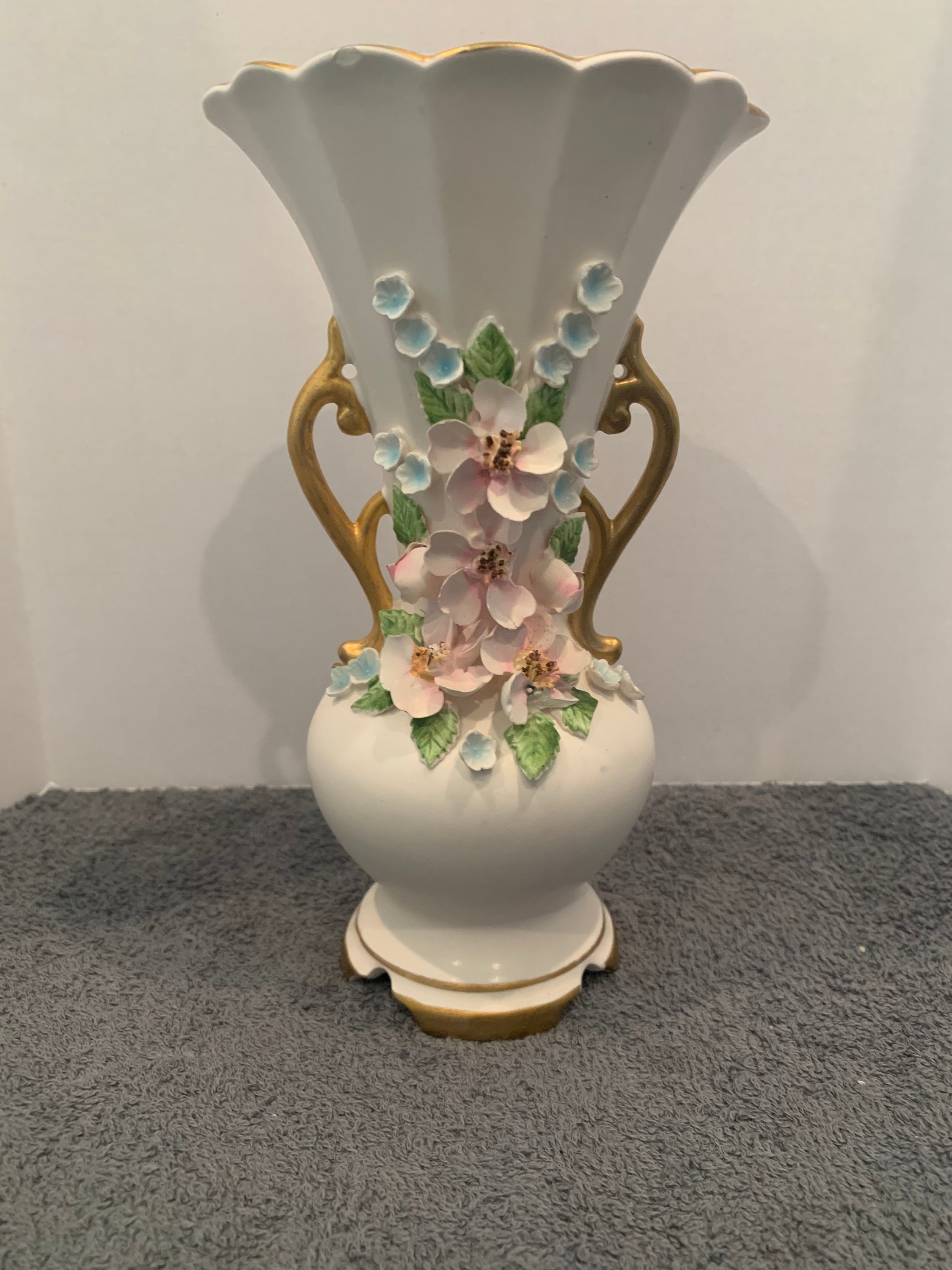 Norcrest Vintage Flower Vase Etsy