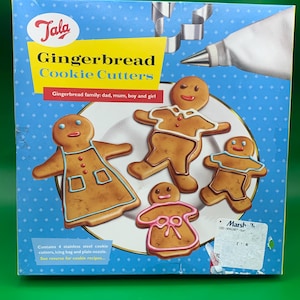 Rare Tala Gingerbread Cookie Cutter Set