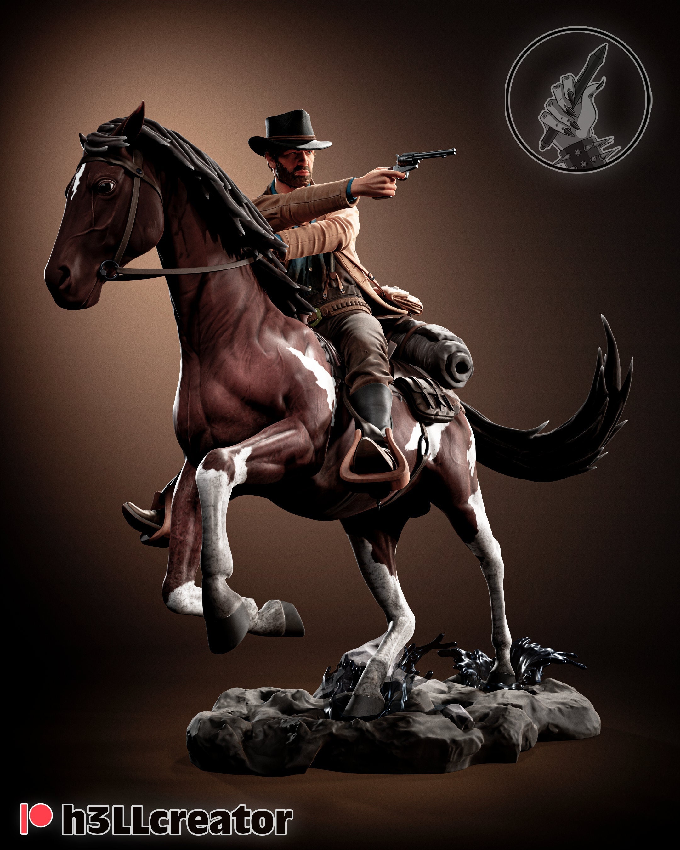 Arthur Morgan - Red Dead Redemption - Action Figure Fan Art