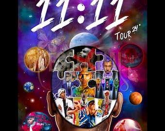 Chris Brown 11:11 tour front & back PNG