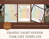 ADHD To-Do List Template: A Simple Daily Traffic Light Method for ADHD & Overwhelm