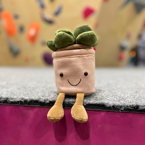 Zak plantenkrijt (boulderen, klimmen) roze
