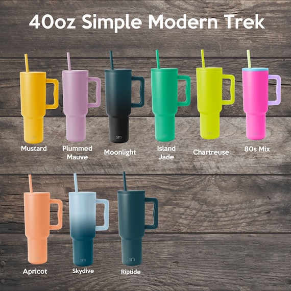 40 oz. Simple Modern Trek Tumblers with Handle