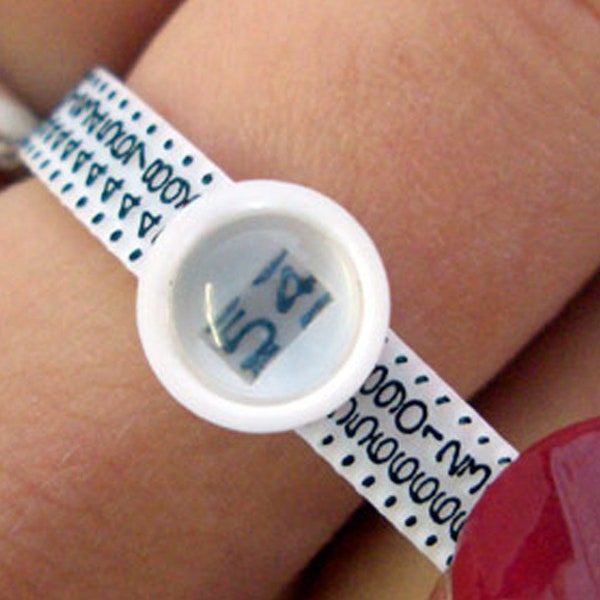 French ring sizer | Measure your finger at home | Practical tool for choosing your ring size | Jewelry accessory