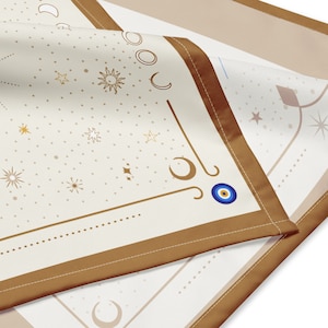 Evil Eye Tarot Cloth | Tarot Mat | Tarot Spread Cloth | Tarot Reading ...