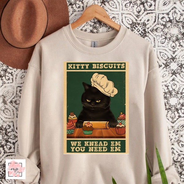 Kitty Biscuits Cat Shirt Etsy