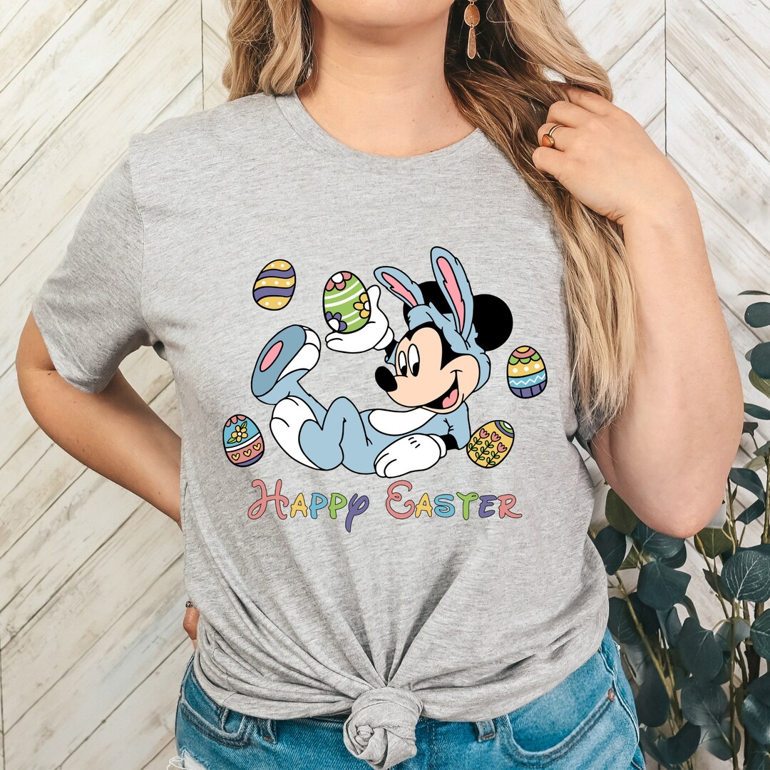 Happy Easter 2023 Shirt Disney Easter Shirt Mickey & Friends Etsy