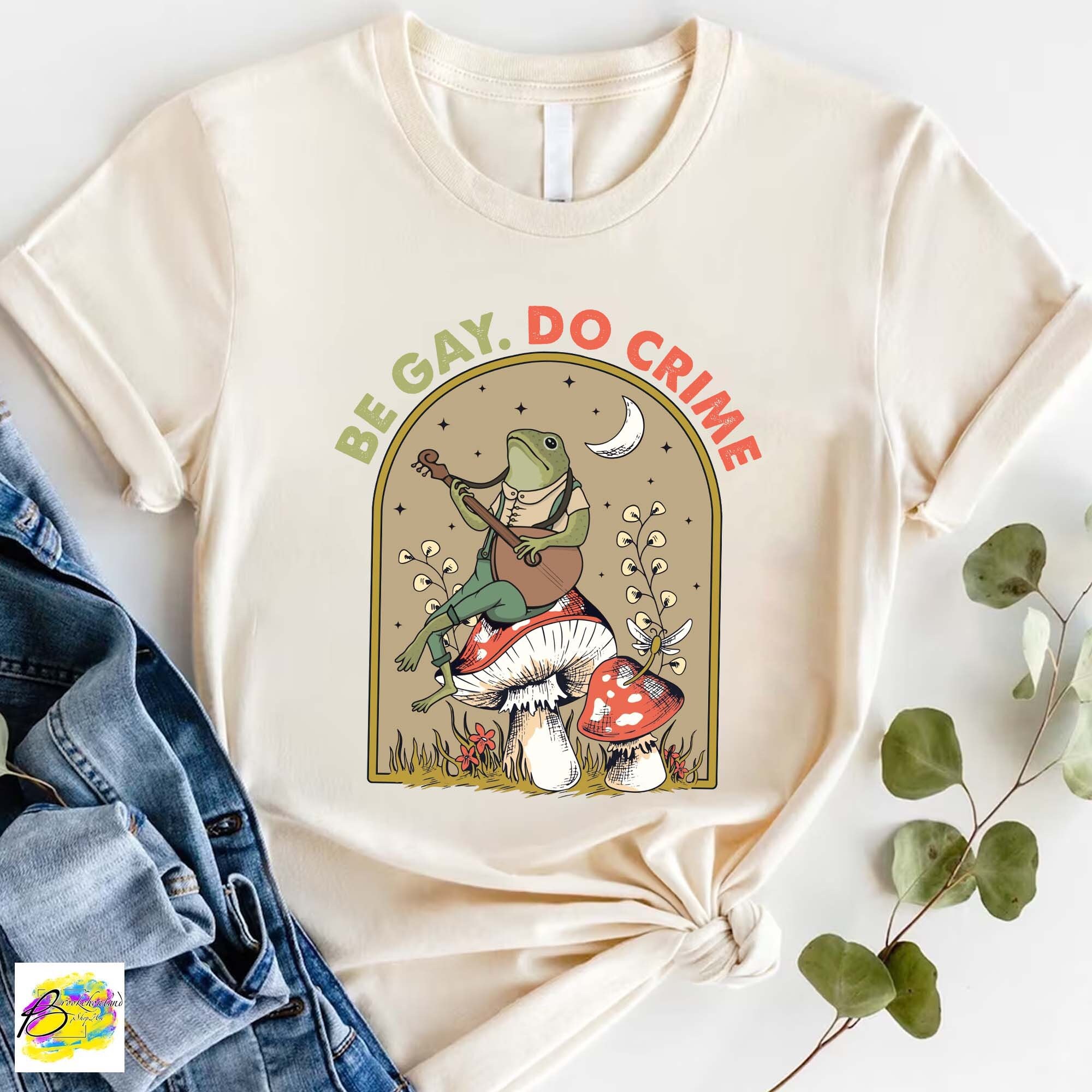 Be Gay Do Crime Shirt Be Gay Shirt Funny Frog Shirt - Etsy España