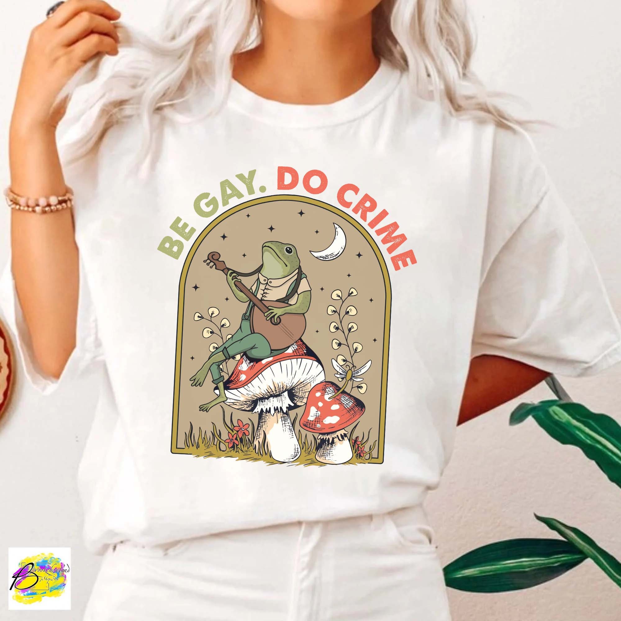 Be Gay Do Crime Shirt Be Gay Shirt Funny Frog Shirt - Etsy España