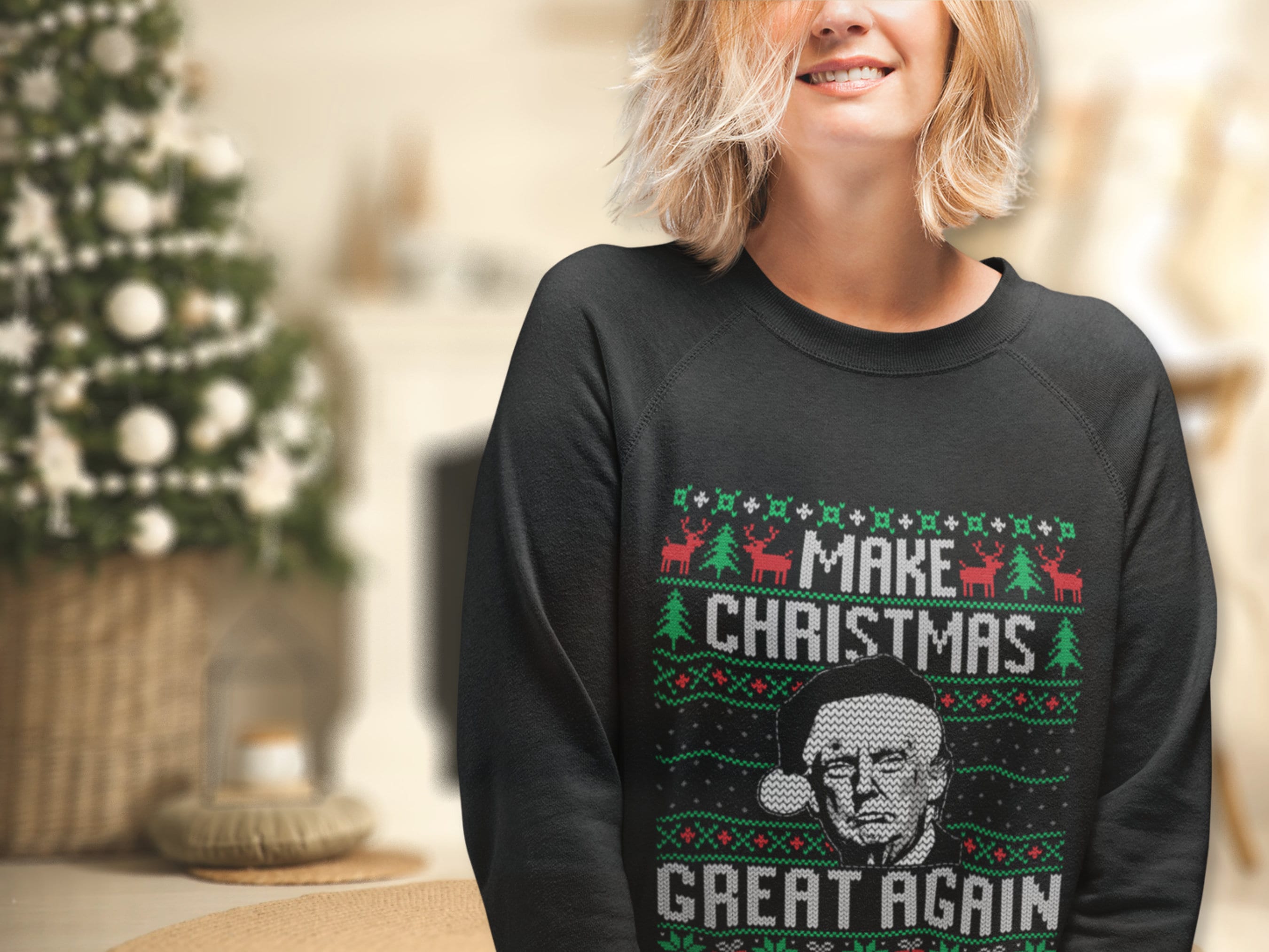 Discover Donald Trump Make Christmas Great Again Ugly Christmas Sweater