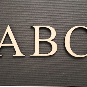 Lettre en bois brut, chiffres en bois brut, grandes lettres pour travaux manuels, lettre décoration murale, lettre majuscule à faire soi-même, lettre suspendue, découpe laser