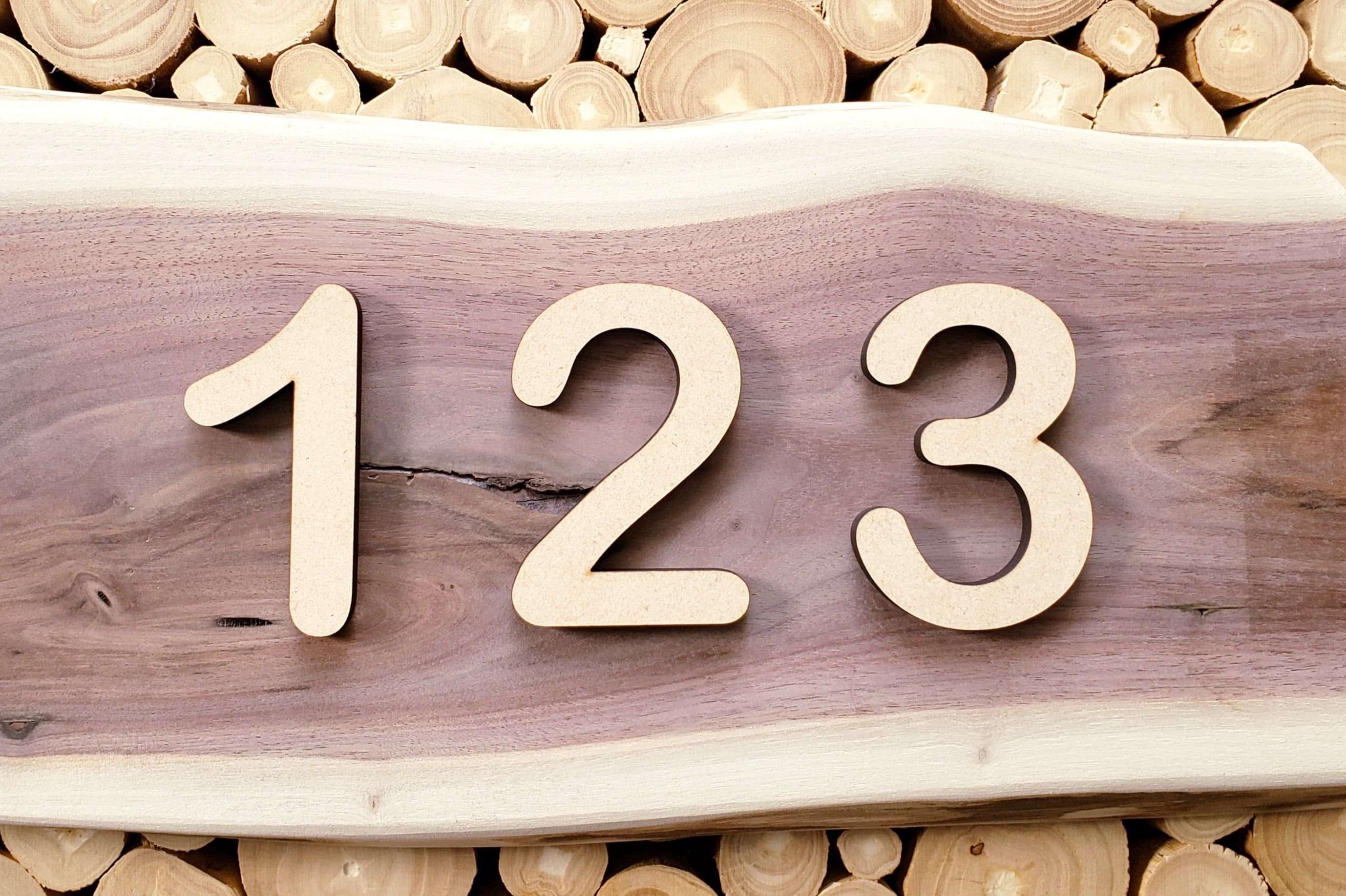 Unfinished Wood Letter, Unfinished Wood Numbers, Large Letters for ...