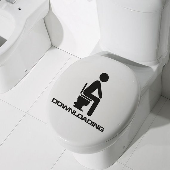 Downloading Funny Toilet Cartoon Decal Toilet Decal Wall - Etsy Downloading Funny Toilet Cartoon Decal Toilet Decal Wall - Etsy