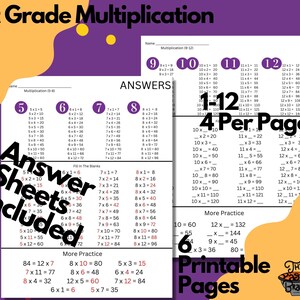 1st Grade Multiplication Worksheets
