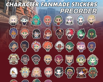 RESERVA / Pegatinas de personajes creadas por fans de Fire Emblem: Fortune's Weave
