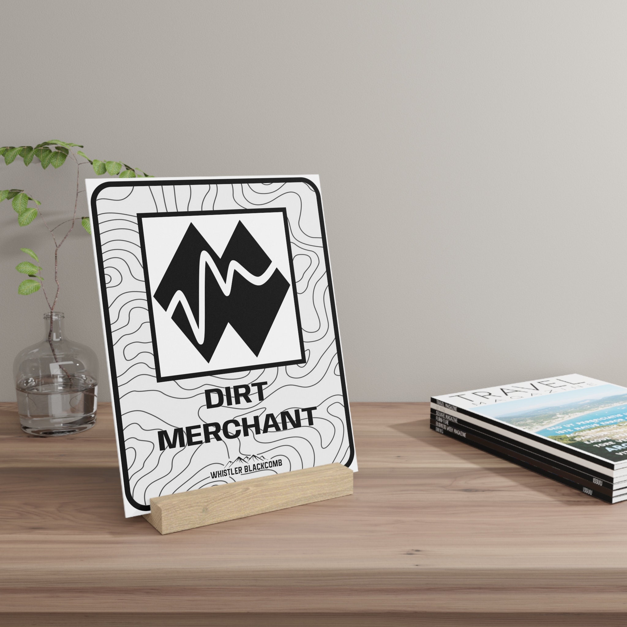 Whistler Dirt Merchant Double Black Diamond Trail Plaque - Etsy