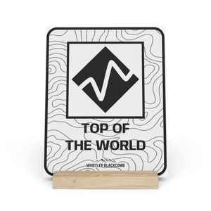 Whistlers Top der Welt Black DiamondTrail Plakette