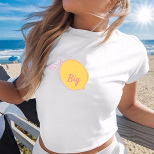 Pink Lemonade Sorority Reveal Lemon Shirt Big Little Baby Tee Big Little Reveal Gift
