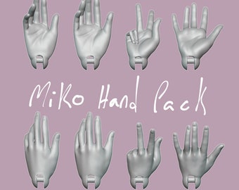 Digital BJD Hand Pack *Miko*