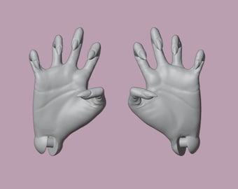 Digital BJD Hand *Rawr* Thin