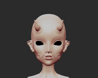 Digital BJD Head (Rin V1)