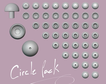 Paquete de ojos BJD digital *Círculo*