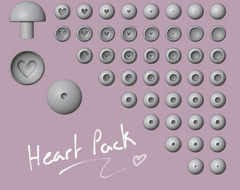 Digital BJD Eye Pack *Heart*