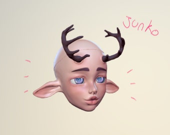Digital BJD Head (Junko Alt)