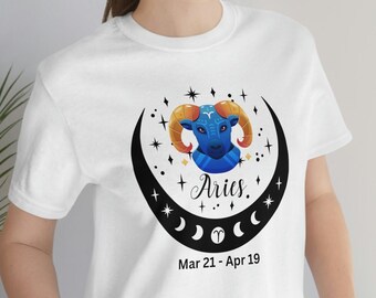 Aries Shirt, Aries Symbol, Horoscope Shirt, Aries Birthday Gift, Astrology Shirt, Aries Gifts, Aries Birthday, Aries the Ram