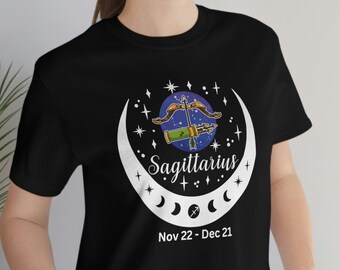 Sagittarius The Archer Shirt, Sagittarius Symbol, Horoscope Shirt, Sagittarius Birthday Gift, Astrology Shirt, Sagittarius Gifts, Zodiac