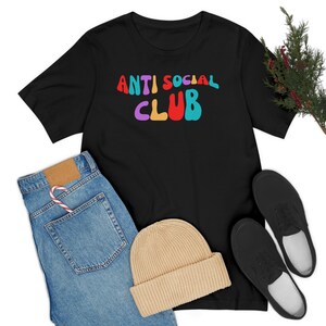 Funny Shirt Anti Social Club, Comfort Colors