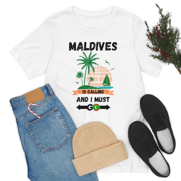 Maldives is Calling, and I Must Go, Maldives Vacation, Honeymoon Shirt, Family Trip Vacation, Funny Shirt