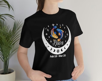 Pisces The Fish Shirt, Pisces Symbol, Horoscope Shirt, Pisces Birthday Gift, Astrology Shirt, Pisces Gifts, Pisces Zodiac Shirt