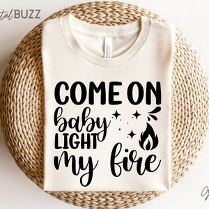 Come On Baby Light My Fire SVG、BBQ svg、バーベキュー svg カット ファイル、父の日 svg ファイル、グリル cricut ファイル Apron Grill_SD