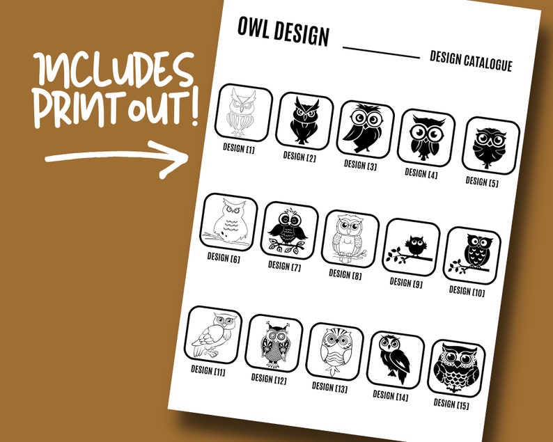 15 Owl Svg Bundle Birds Svg Owl Cut File Owl Svg Design Etsy