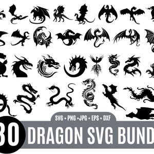 30 Dragon Svg, Dragon Eye Svg, Animal Svg, Dragon Silhouette, Dragon ...