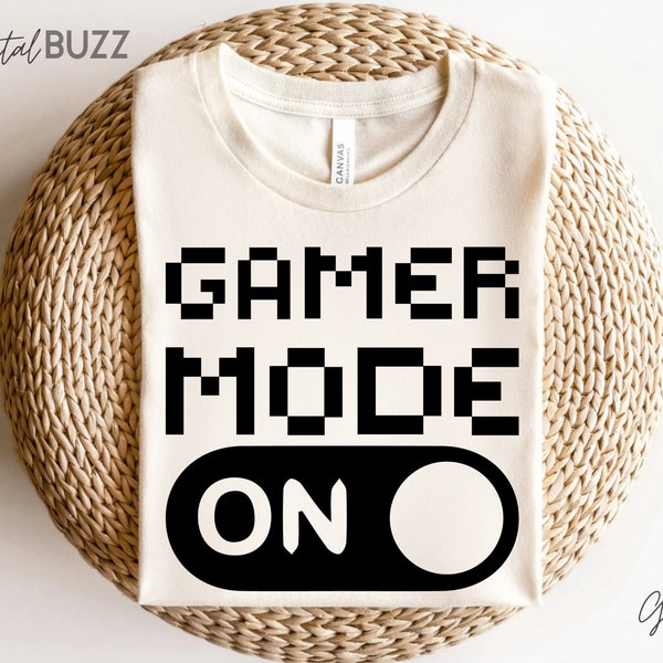 Gamer mode on svg, Gamer SVG, Video Games svg, Boys shirt svg, Gaming Svg, Video Game controller svg, Play station svg_SD