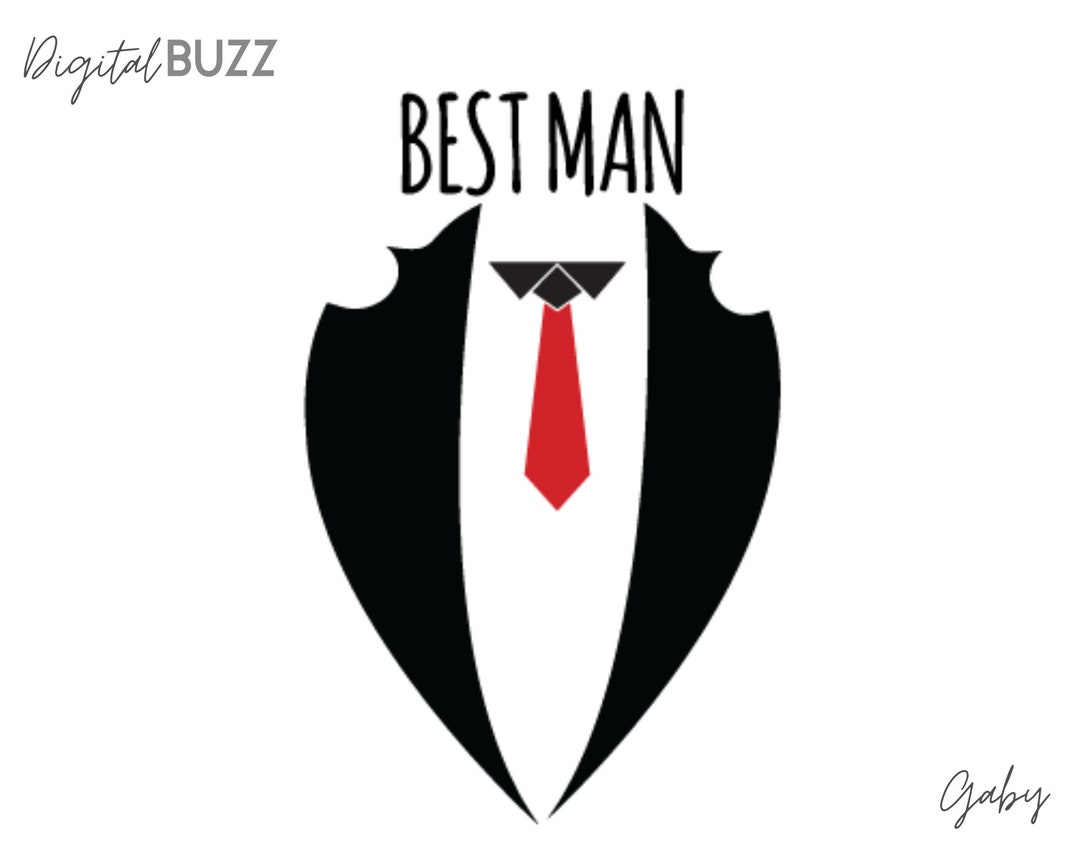 Best Man Wedding Dress Wedding Dress Svg Tuxedo SVG Cut Etsy