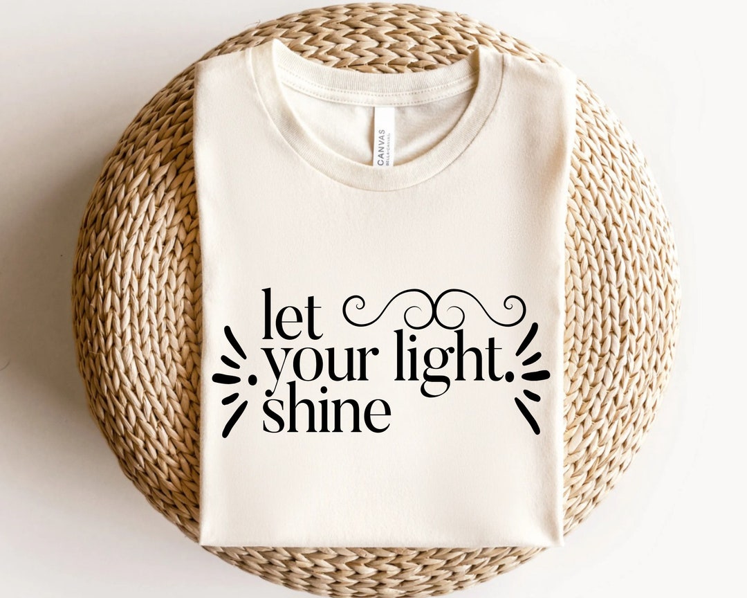 Let Your Light Shine SVG Faith Clipart Scripture Faith Svg - Etsy
