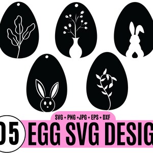 05 Egg svg bundle, Bunny SVG, Plotting Tags Name Split Clipart, Spring Bunny Heart svg, Easter egg outline svg_BD