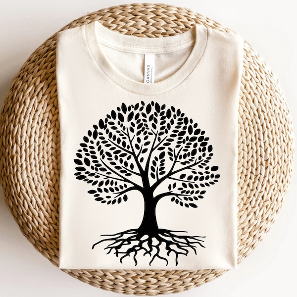 Family Tree Svg, árbol con raíces Svg, raíces de árbol svg, Our Roots SVG, Family svg, Family Reunion SVG, Cut file for cricut Svg, Png, Dxf