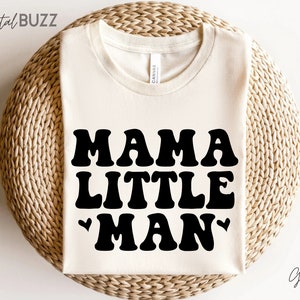 Mama's Little Man SVG, Mama's New Man, Mama's Boy, Boy Mom, Baby Pasgeboren Peuter Mom of Boys Baby Quote Digital Download, png, svg_SD