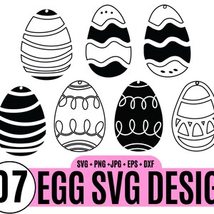 07 Egg svg bundle, Bunny SVG, Plotting Tags Name Split Clipart, Spring Bunny Heart svg, Easter egg outline svg_BD