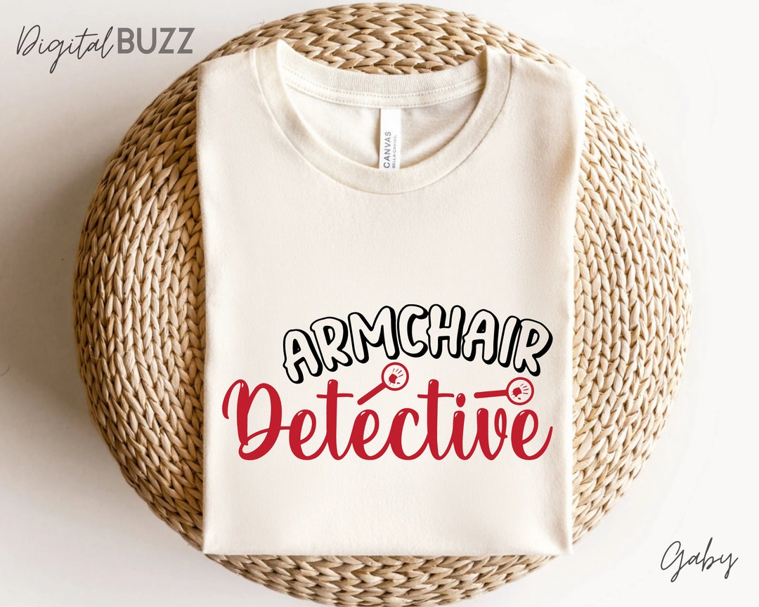 Armchair Detective Svg, True Crime SVG, Murder Shows Svg, Serial Killer Svg, Mom Bun Svg, Crime