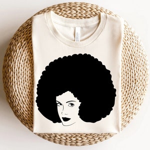 Afro Woman SVG, Black Woman, Afro Black Queen, Afro Lady Svg, afro girl svg, African American svg, Svg Files For Cricut, For Silhouette_SD