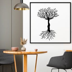 Family Tree Svg, Tree With Roots Svg, Family Reunion SVG, Tree Roots ...