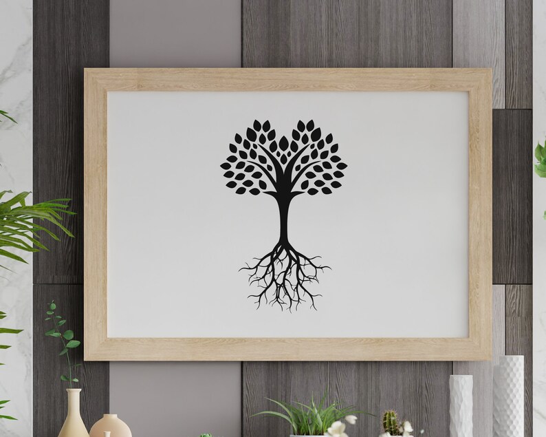 Family Tree Svg Tree With Roots Svg Tree Roots Svg Our - Etsy