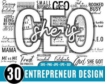 Entrepreneur svg, Entrepreneurship svg, CEO svg, Entrepreneurship svg, Small Business owner svg, T-shirt inspirant svg_BD