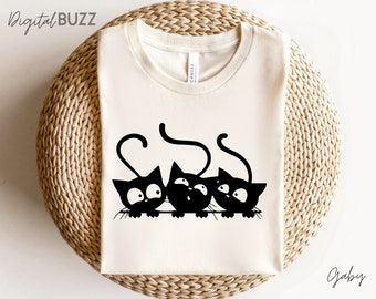 Cat SvG Bundle, Cat Face SvG, Cat Silhouette for Cricut, Cat Head SVG, Kitten SvG, Cat Lover SVG, Cute  Peeking Pet Clipart, Cat Design